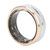 Smart Ring Health Tracker IP68 Waterproof Wearable Pedometer 15 Days Battery Life Sleep Fitness Ring Gold Edge Size 10