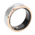 Smart Ring Health Tracker IP68 Waterproof Wearable Pedometer 15 Days Battery Life Sleep Fitness Ring Gold Edge Size 10