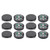 20mm 12pcs Mini Pocket Oil Filled Compass for Hiking Camping Outdoor Activities Accessory