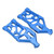 One Pair RC Front Lower Arms Aluminium Alloy RC Lower Front Suspension Arms for ARRMA 1/5 Blue