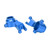 2pcs RC Steering Block RC Aluminum Alloy Steering Cup for ARRMA Senton Series 1/10 RC CarBlue