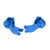2pcs RC Steering Block RC Aluminum Alloy Steering Cup for ARRMA Senton Series 1/10 RC CarBlue