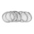 10Pcs 22mm Stainless Steel Key Holder Split Rings Key Ring Keychain Keyfob Accessories