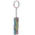Outdoor Survival Whistle with Keychain Stainless Steel Double Tubes Safety WhistleColorful Titanium Color