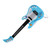 Multifunctional Kids Bass Guitar Toy Children Light Musical Instrument Toy Blue
