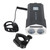 Bike Front Light Bicycle Waterproof Flashlight Horn Warning USB Rechargeable for CyclingSilver