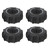 4 Pcs 1/7 RC Wheels and Tires RC Car Off Road All Terrain Rims Tires RC Car Wheels Replacement for Arrma UDR Short Course Truck