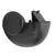 Drone Lens Protective Cover for DJI FPV Lens Protection AntiCollision Replacement Shell(Black )