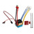Brushed ESC 80A/480A Waterproof 2 Way 6V 3A BEC Output Auto Adjustment RC Car Brushed ESC for 1/8 RV SUV Truck Crawler