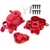 Aluminium Alloy Gear Box Shell Replacement for TRAXXAS TRX‑4/6 Simulation 1/10 RC Carred