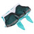 Mesh Horse Fly Mask Elastic UV Protection Detachable Breathable Horse Fly Mask with Ears for Horses Blue Green S