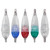 LED Underwater Fishing Lure Light Deep Drop Shape Waterproof Flashing Bait Lure LampWithout Hook
