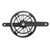 Sprocket Crankset Direct Mount Hollow Integrated Bicycle Chainring Guard Protector53/39T (Including Centre Shaft)