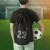 Basketball Football Soccer Training Exercising Mesh Backpack Shoulder Drawstring Bag (Black)