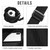 Basketball Football Soccer Training Exercising Mesh Backpack Shoulder Drawstring Bag (Black)