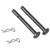 2 Pcs RC Body Clips Pins Smoother Driving Rustproof 4cm Length Black RC Body Clips for 1:18 RC Cars