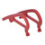 2PCS Drone Camera Bumper Guards Aluminum Alloy Anti Collision Lens Safety Bumper Protector Bar for Avata 2 Drone Accessories Red