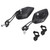 1Pair 360° Rotation Aluminum Alloy Mountain Bike Bicycle Handlebar Back View Rearview Mirror