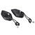 1Pair 360° Rotation Aluminum Alloy Mountain Bike Bicycle Handlebar Back View Rearview Mirror
