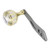 Fishing Reel Handle Metal Power Handle Knob Grip Replacement with Assembly Parts for Baitcasting Drum ReelChampagne Gold