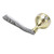 Fishing Reel Handle Metal Power Handle Knob Grip Replacement with Assembly Parts for Baitcasting Drum ReelChampagne Gold
