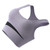 Sports Bra Nylon Breathable Skin Friendly U Shaped Steel Ring Free Running Gym Athletic Bra for Women Purple L
