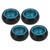 4 Pcs RC Drift Tire High Abrasion Resistance Strong Cushioning Easy Installation RC Car Tires for 1/28 RC Car Blue