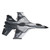 RC Glider Plane Lightweight Flexible Remote Control Airplane with LED Light for Children Camouflage Gray 2 Battery