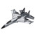 RC Glider Plane Lightweight Flexible Remote Control Airplane with LED Light for Children Camouflage Gray 2 Battery