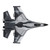 RC Glider Plane Lightweight Flexible Remote Control Airplane with LED Light for Children Camouflage Gray 2 Battery