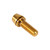Titanium Alloy Bicycle Titanium Head Bolt Taper With Washer For Mountain Bike(golden)