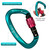 25KN Professional Climbing Carabiner Screw Locking Gate Carabiner Heavy Duty D-shape Climbing Buckle D-ring Carabiner Lightweight Hammock Locking Clip for Climbing Rappelling Canyoning Hammock Climbing Gear Quick Clip Equipment