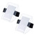 2Pcs Arm Badge Holders Armband ID Card Badge Holders with Hook and Loop Fastener Clear Name Tag Holders