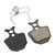 Bike Disc Brake Pads Shock Proof Resin SemiMetal Disc Brake Pads Set Bicycle Accessory(LE-06R )
