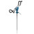 Stainless Steel Fishing Rod Holder Ground Support Stand 360 Degree Rotating Fish Pole Holder for Outdoor Fishing