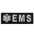 EMS Reflective Patches First Aid Paramedic Decorative Embroidered Badges Hook and Loop Fasteners Patches