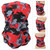 Summer Outdoor Ice Silk Scarf Sun Protection Face Towel Mask for Fishing Riding(red camouflage)