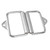 2PCS Gym Exercise Pull Handle Stainless Steel Electroplated D Row Handle Cable Attachment for Fitness Workout Cable Machine Accessories