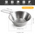 Lixada Stainless Steel Bowl with Foldable Handle for Outdoor Camping Hiking Backpacking Picnic