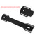 Aluminum Alloy Harness Backplate Back Plate Support Bracket for Scuba Diving Underwater(Black)