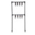 Outdoor Desktop Storage Rack Multifunction Ultralight Portable Desktop Shelf with Adjustable Camp Hooks