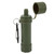Outdoor Water Filter Straw Water Filtration System Mini Water Purifier for Emergency CampingGreen