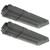 2 PCS Soft Magazine 15Dart Clips for Soft Shooting Toy Cartridge Clip Plastic Toy Accessories Black