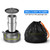 1.2L Camping Kettle Set with 2 Cups Lightweight Aluminum Camp Tea Coffee Pot for Hiking Backpacking Camping and Picnic