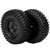2Pcs Universal Wheel Hubs Tire Accessory Replacement Parts for 1/10 RC Car 100mm