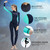 Women Quick Dry Swimsuit One Piece Long Sleeves Swimsuit for Summer Water Sports