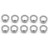 M8 304 Stainless Steel Lifting Eye Nut Ring Nut Thread Loop Hole for Cable Rope Lifting