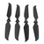 4pcs Drone Propeller Carbon Fiber 7238F Lightweight Easy to Install Drone Paddle for Mavic 2S