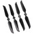 4pcs Drone Propeller Carbon Fiber 7238F Lightweight Easy to Install Drone Paddle for Mavic 2S