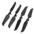 4pcs Drone Propeller Carbon Fiber 7238F Lightweight Easy to Install Drone Paddle for Mavic 2S